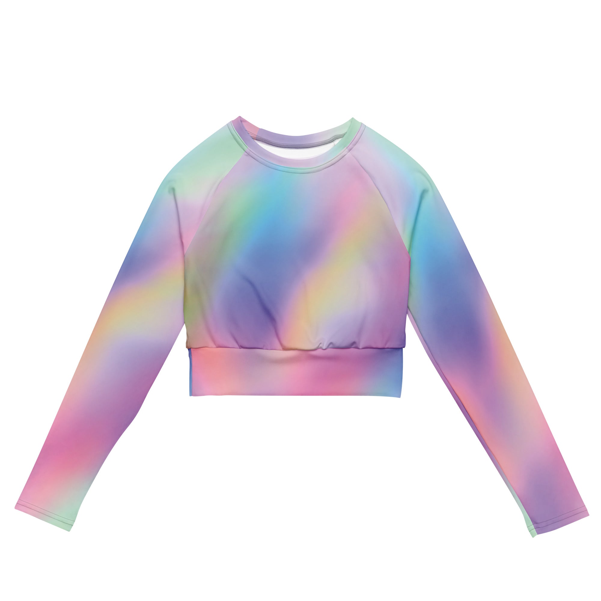 SHE REBEL - Pastel Paradise Recycled Crop Top UPF 50+